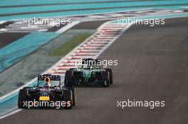 Sebastian Vettel (GER) Red Bull Racing RB10. 23.11.2014. Formula 1 World Championship, Rd 19, Abu Dhabi Grand Prix, Yas Marina Circuit, Abu Dhabi, Race Day.