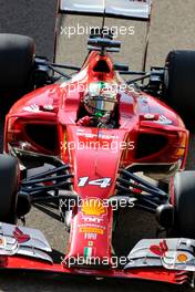 Fernando Alonso (ESP), Scuderia Ferrari  22.11.2014. Formula 1 World Championship, Rd 19, Abu Dhabi Grand Prix, Yas Marina Circuit, Abu Dhabi, Qualifying Day.