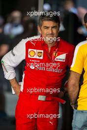 Marco Mattiacci (ITA) Ferrari Team Principal. 22.11.2014. Formula 1 World Championship, Rd 19, Abu Dhabi Grand Prix, Yas Marina Circuit, Abu Dhabi, Qualifying Day.