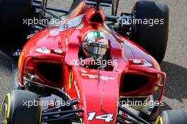 Fernando Alonso (ESP), Scuderia Ferrari  22.11.2014. Formula 1 World Championship, Rd 19, Abu Dhabi Grand Prix, Yas Marina Circuit, Abu Dhabi, Qualifying Day.