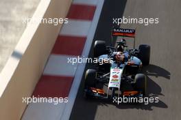 Nico Hulkenberg (GER), Sahara Force India  22.11.2014. Formula 1 World Championship, Rd 19, Abu Dhabi Grand Prix, Yas Marina Circuit, Abu Dhabi, Qualifying Day.