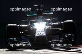 Lewis Hamilton (GBR) Mercedes AMG F1 W05. 22.11.2014. Formula 1 World Championship, Rd 19, Abu Dhabi Grand Prix, Yas Marina Circuit, Abu Dhabi, Qualifying Day.