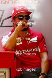 Fernando Alonso (ESP) Ferrari. 22.11.2014. Formula 1 World Championship, Rd 19, Abu Dhabi Grand Prix, Yas Marina Circuit, Abu Dhabi, Qualifying Day.