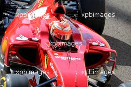 Kimi Raikkonen (FIN), Scuderia Ferrari  22.11.2014. Formula 1 World Championship, Rd 19, Abu Dhabi Grand Prix, Yas Marina Circuit, Abu Dhabi, Qualifying Day.
