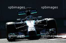 Lewis Hamilton (GBR) Mercedes AMG F1 W05. 22.11.2014. Formula 1 World Championship, Rd 19, Abu Dhabi Grand Prix, Yas Marina Circuit, Abu Dhabi, Qualifying Day.