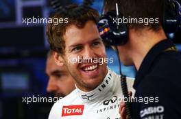 Sebastian Vettel (GER) Red Bull Racing. 22.11.2014. Formula 1 World Championship, Rd 19, Abu Dhabi Grand Prix, Yas Marina Circuit, Abu Dhabi, Qualifying Day.