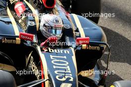 Romain Grosjean (FRA), Lotus F1 Team  22.11.2014. Formula 1 World Championship, Rd 19, Abu Dhabi Grand Prix, Yas Marina Circuit, Abu Dhabi, Qualifying Day.