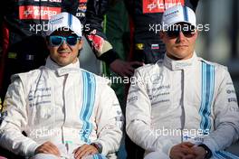Felipe Massa (BRA), Williams F1 Team and Valtteri Bottas (FIN), Williams F1 Team  23.11.2014. Formula 1 World Championship, Rd 19, Abu Dhabi Grand Prix, Yas Marina Circuit, Abu Dhabi, Race Day.