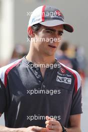 Esteban Gutierrez (MEX) Sauber. 23.11.2014. Formula 1 World Championship, Rd 19, Abu Dhabi Grand Prix, Yas Marina Circuit, Abu Dhabi, Race Day.
