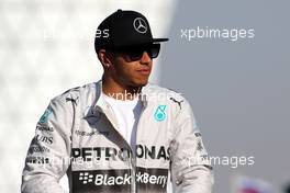 Lewis Hamilton (GBR), Mercedes AMG F1 Team  23.11.2014. Formula 1 World Championship, Rd 19, Abu Dhabi Grand Prix, Yas Marina Circuit, Abu Dhabi, Race Day.