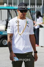 Lewis Hamilton (GBR) Mercedes AMG F1. 23.11.2014. Formula 1 World Championship, Rd 19, Abu Dhabi Grand Prix, Yas Marina Circuit, Abu Dhabi, Race Day.