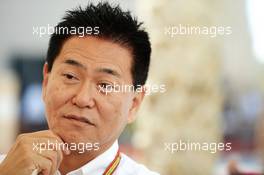 Yasuhisa Arai (JPN) Honda Motorsport Chief Officer. 23.11.2014. Formula 1 World Championship, Rd 19, Abu Dhabi Grand Prix, Yas Marina Circuit, Abu Dhabi, Race Day.