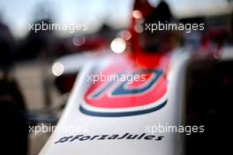 Message for Jules Bianchi (FRA), Marussia F1 Team   23.11.2014. Formula 1 World Championship, Rd 19, Abu Dhabi Grand Prix, Yas Marina Circuit, Abu Dhabi, Race Day.