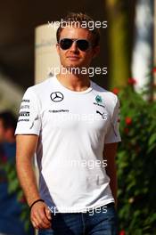 Nico Rosberg (GER) Mercedes AMG F1. 20.11.2014. Formula 1 World Championship, Rd 19, Abu Dhabi Grand Prix, Yas Marina Circuit, Abu Dhabi, Preparation Day.