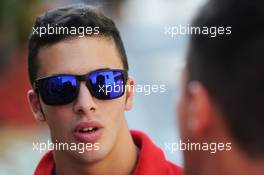Antonio Fuoco (ITA) Ferrari Academy Driver.  20.11.2014. Formula 1 World Championship, Rd 19, Abu Dhabi Grand Prix, Yas Marina Circuit, Abu Dhabi, Preparation Day.