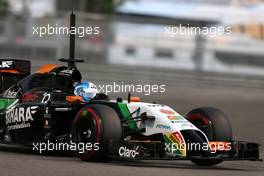 Jolyon Palmer (GBR), Force India F1  25.11.2014. Formula 1 Testing, Day One, Yas Marina Circuit, Abu Dhabi, Tuesday.