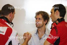 Sebastian Vettel (GER), Red Bull Racing  25.11.2014. Formula 1 Testing, Day One, Yas Marina Circuit, Abu Dhabi, Tuesday.