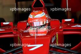 Kimi Raikkonen (FIN), Scuderia Ferrari  25.11.2014. Formula 1 Testing, Day One, Yas Marina Circuit, Abu Dhabi, Tuesday.