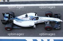 Valtteri Bottas (FIN) Williams FW36. 25.11.2014. Formula 1 Testing, Day One, Yas Marina Circuit, Abu Dhabi, Tuesday.