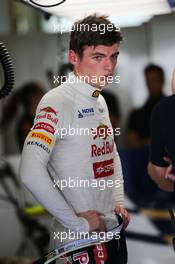Max Verstappen (NLD) Scuderia Toro Rosso Test Driver. 25.11.2014. Formula 1 Testing, Day One, Yas Marina Circuit, Abu Dhabi, Tuesday.