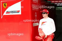 Kimi Raikkonen (FIN) Ferrari. 25.11.2014. Formula 1 Testing, Day One, Yas Marina Circuit, Abu Dhabi, Tuesday.
