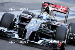Marcus Ericsson (SWE), Sauber F1 Team  25.11.2014. Formula 1 Testing, Day One, Yas Marina Circuit, Abu Dhabi, Tuesday.