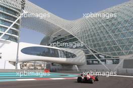 Kimi Raikkonen (FIN) Ferrari F14-T. 25.11.2014. Formula 1 Testing, Day One, Yas Marina Circuit, Abu Dhabi, Tuesday.