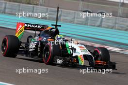 Spike Goddard (AUS), Force India F1 Team  26.11.2014. Formula 1 Testing, Day Two, Yas Marina Circuit, Abu Dhabi, Wednesday.