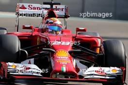 Raffaele Marciello (ITA) Ferrari Academy Driver  26.11.2014. Formula 1 Testing, Day Two, Yas Marina Circuit, Abu Dhabi, Wednesday.