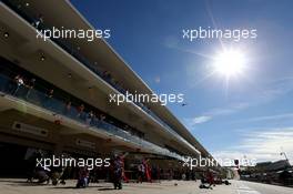 Pitlane atmosphere 31.10.2014. Formula 1 World Championship, Rd 17, United States Grand Prix, Austin, Texas, USA, Practice Day.