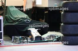Mercedes AMG F1 W05 nosecone. 31.10.2014. Formula 1 World Championship, Rd 17, United States Grand Prix, Austin, Texas, USA, Practice Day.