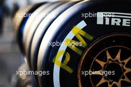Pirelli tyres. 31.10.2014. Formula 1 World Championship, Rd 17, United States Grand Prix, Austin, Texas, USA, Practice Day.