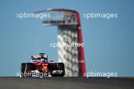 Fernando Alonso (ESP) Ferrari F14-T. 31.10.2014. Formula 1 World Championship, Rd 17, United States Grand Prix, Austin, Texas, USA, Practice Day.