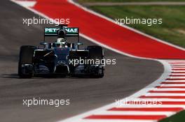 Lewis Hamilton (GBR) Mercedes AMG F1 W05. 31.10.2014. Formula 1 World Championship, Rd 17, United States Grand Prix, Austin, Texas, USA, Practice Day.