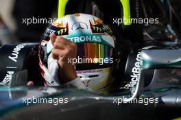 Lewis Hamilton (GBR) Mercedes AMG F1 W05. 31.10.2014. Formula 1 World Championship, Rd 17, United States Grand Prix, Austin, Texas, USA, Practice Day.