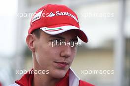 Raffaele Marciello (ITA) Ferrari Academy Driver 31.10.2014. Formula 1 World Championship, Rd 17, United States Grand Prix, Austin, Texas, USA, Practice Day.