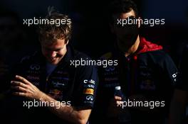 Sebastian Vettel (GER) Red Bull Racing. 31.10.2014. Formula 1 World Championship, Rd 17, United States Grand Prix, Austin, Texas, USA, Practice Day.