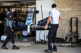McLaren MP4-29 front wing. 31.10.2014. Formula 1 World Championship, Rd 17, United States Grand Prix, Austin, Texas, USA, Practice Day.