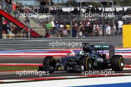 Lewis Hamilton (GBR) Mercedes AMG F1 W05. 31.10.2014. Formula 1 World Championship, Rd 17, United States Grand Prix, Austin, Texas, USA, Practice Day.