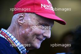Niki Lauda (AUT) Mercedes Non-Executive Chairman. 31.10.2014. Formula 1 World Championship, Rd 17, United States Grand Prix, Austin, Texas, USA, Practice Day.