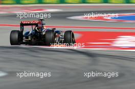Pastor Maldonado (VEN) Lotus F1 E21. 31.10.2014. Formula 1 World Championship, Rd 17, United States Grand Prix, Austin, Texas, USA, Practice Day.