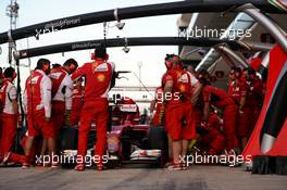 Ferrari practices pit stops. 31.10.2014. Formula 1 World Championship, Rd 17, United States Grand Prix, Austin, Texas, USA, Practice Day.