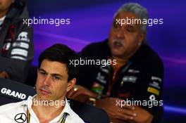 Toto Wolff (GER) Mercedes AMG F1 Shareholder and Executive Director in the FIA Press Conference. 31.10.2014. Formula 1 World Championship, Rd 17, United States Grand Prix, Austin, Texas, USA, Practice Day.