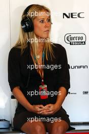 Jennifer Becks (GER), girlfriend of Adrian Sutil (GER) Sauber. 31.10.2014. Formula 1 World Championship, Rd 17, United States Grand Prix, Austin, Texas, USA, Practice Day.
