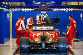 Ferrari F14-T in scrutineering. 31.10.2014. Formula 1 World Championship, Rd 17, United States Grand Prix, Austin, Texas, USA, Practice Day.