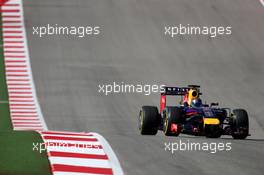 Sebastian Vettel (GER), Red Bull Racing  31.10.2014. Formula 1 World Championship, Rd 17, United States Grand Prix, Austin, Texas, USA, Practice Day.