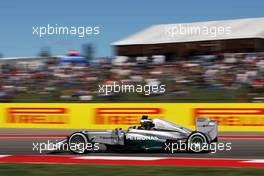 Lewis Hamilton (GBR) Mercedes AMG F1 W05. 31.10.2014. Formula 1 World Championship, Rd 17, United States Grand Prix, Austin, Texas, USA, Practice Day.