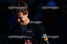 Sebastian Vettel (GER) Red Bull Racing. 31.10.2014. Formula 1 World Championship, Rd 17, United States Grand Prix, Austin, Texas, USA, Practice Day.