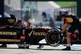 Romain Grosjean (FRA) Lotus F1 E22. 31.10.2014. Formula 1 World Championship, Rd 17, United States Grand Prix, Austin, Texas, USA, Practice Day.