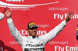 1st place Lewis Hamilton (GBR) Mercedes AMG F1. 02.11.2014. Formula 1 World Championship, Rd 17, United States Grand Prix, Austin, Texas, USA, Race Day.